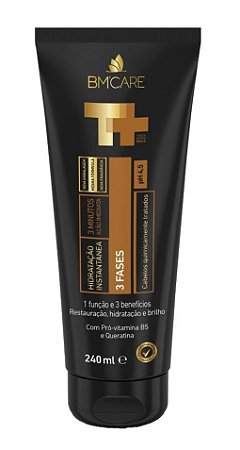 BARROMINAS T+ Creme para Pentear Hidratação Instantânea 3 fases 240ml