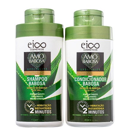 EICO Amo Babosa Kit Shampoo + Condicionador 450ml