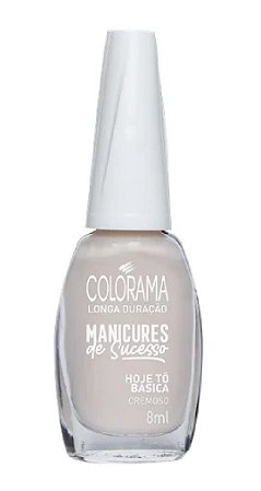 COLORAMA Esmalte Manicures de Sucesso Cremoso Hoje Tô Básica 8ml