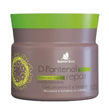BARROMINAS Máscara D-Pantenol Repair 500g - Cabelos Frágeis e Sem Vida