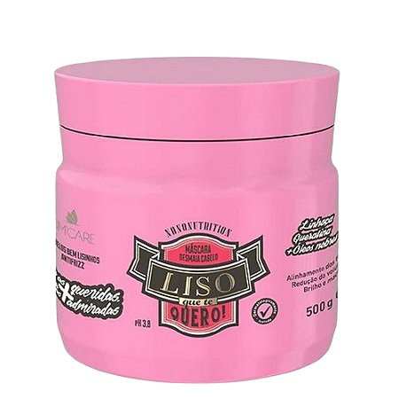 BARROMINAS Máscara Liso Que Te Quero! 500g - Cabelos Lisos, Volumosos e Ressecados