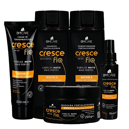 BARROMINAS Kit Cresce Fio: Antiqueda e Crescimento - Linha Completa