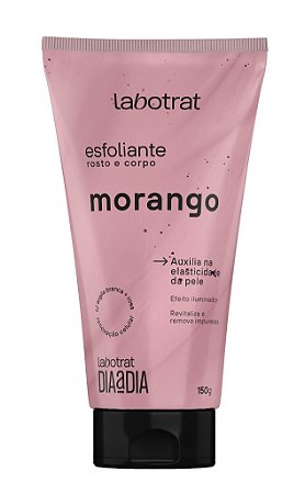 LABOTRAT Morango Creme Esfoliante para o Rosto e Corpo 150g