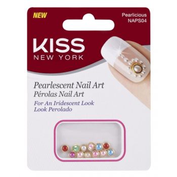 KISS NEW YORK Nail Art Pérola para Unhas Pearlicius (NAPS04)