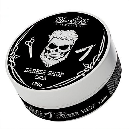 BLACK FIX Cera Modeladora Incolor Barber Shop 130g - Fixação Extra Forte