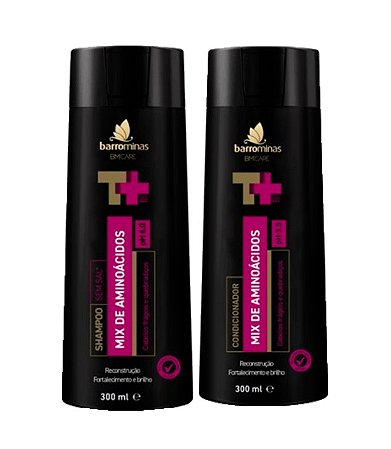 BARROMINAS Mix de Aminoácidos para Cabelos Frágeis e Quebradiços Shampoo + Condicionador