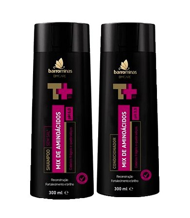BARROMINAS Kit Mix de Aminoácidos Força e Resistência - Shampoo e Condicionador