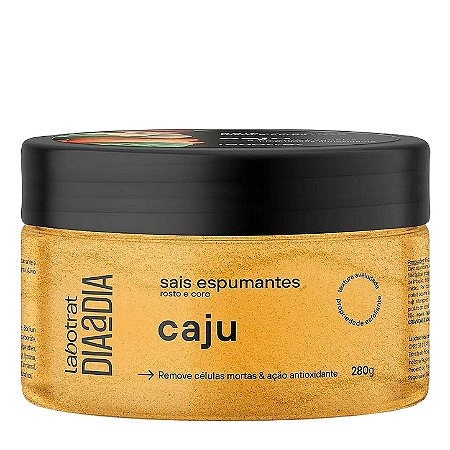 LABOTRAT Sais Espumantes Rosto e Corpo Caju 280g – Esfoliação Suave e Ação Antioxidante