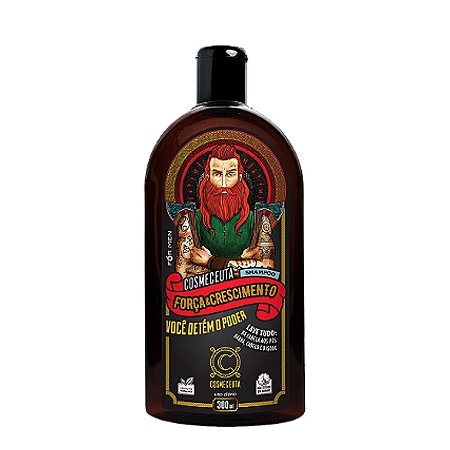 COSMECEUTA For Men Força e Crescimento Shampoo para Cabelo e Barba 300ml