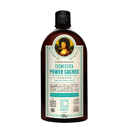 COSMECEUTA Condicionador Vegano Power Cachos 300ml - Cabelos Cacheados e Crespos