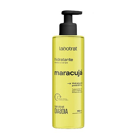 LABOTRAT Hidratante Rosto e Corpo Maracujá 190ml - Pele Macia, Hidratada e Perfumada