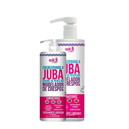 WIDI CARE Creme para Pentear Encrespando a JUBA Modelador de Crespos - Cabelos Crespos - escolha o tamanho