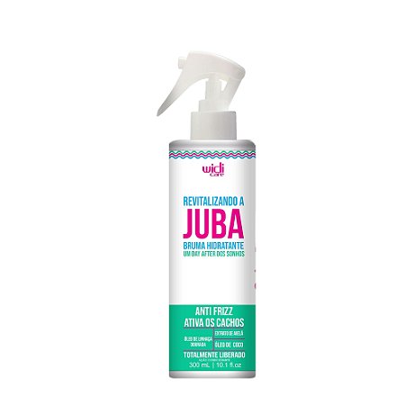 WIDI CARE Ativador de Cachos Spray Revitalizando a JUBA em Bruma 300ml - Cabelos Cacheados, Ondulados e Crespos