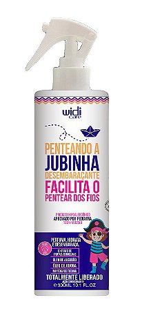 WIDI CARE Desembaraçante Penteando a JUBINHA Spray 300ml - Cabelos Infantis Cacheados, Ondulados e Crespos