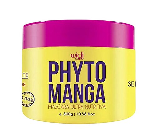 WIDI CARE Máscara PHYTOMANGA Ultra Nutritiva 300g - Cabelos com Química e Coloridos