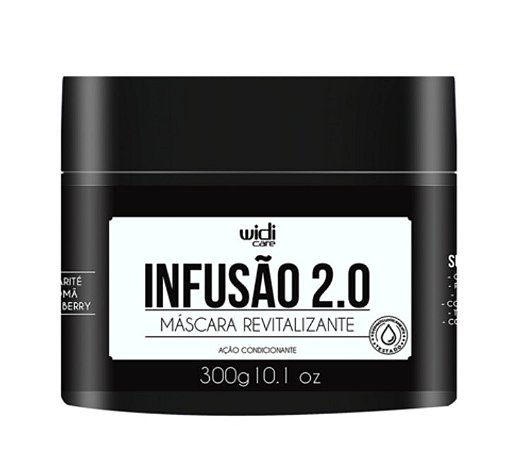 WIDI CARE Máscara INFUSÃO 2.0 Revitalizante 300g - Cabelos Danificados ou com Química