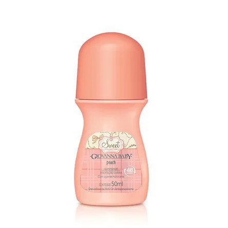 Desodorante Roll-on Peach 50ml da Giovana Baby, um toque de carinho no seu  dia todo - Loja da Bela |Encontre os melhores produtos de beleza e maior  variedade de marcas