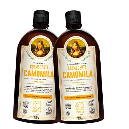 COSMECEUTA Vegana CAMOMILA para Cabelos Loiros e com Mechas - Escolha o seu produto