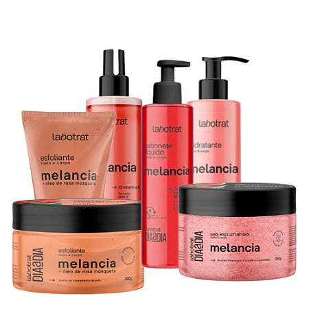 LABOTRAT Linha Melancia Pele macia, aroma leve e frescor o dia todo