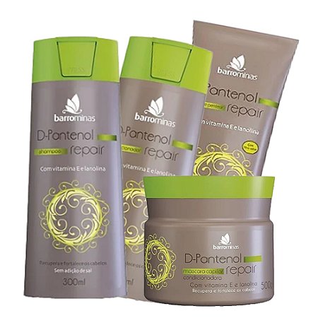 BARROMINAS D-Pantenol Repair para Cabelos Frágeis e Sem Vida - Escolha o seu produto