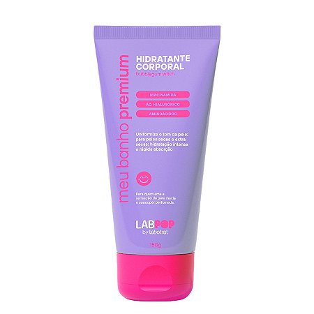 LABOTRAT Hidratante Corporal LabPop Bubblegum Witch 150g - Pele Seca, Macia e Perfumada