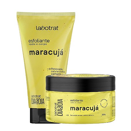 LABOTRAT Esfoliante Rosto e Corpo Maracujá 150g e 300g - Pele Macia e Renovada
