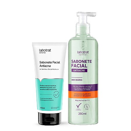 LABOTRAT Sabonete Facial Antiacne Dermo Skin - Pele Mista e Oleosa