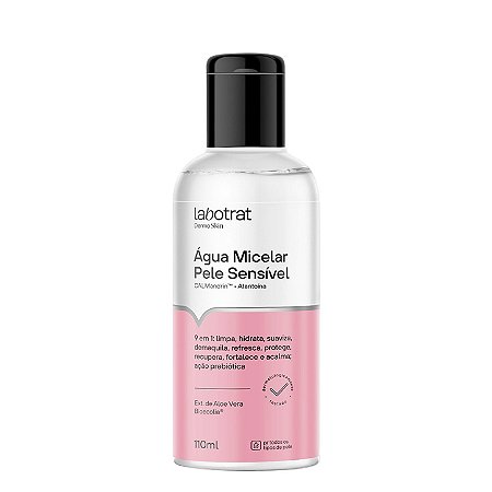 LABOTRAT Água Micelar Pele Sensível Dermo Skin 110ml - Limpa, Hidrata e Acalma