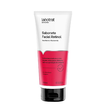 LABOTRAT Sabonete Facial Retinol Dermo Skin 100ml - Anti-idade, Rugas, Firmeza e Renovação