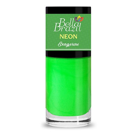 BELLA BRAZIL Esmalte Neon Exagerou 9ml