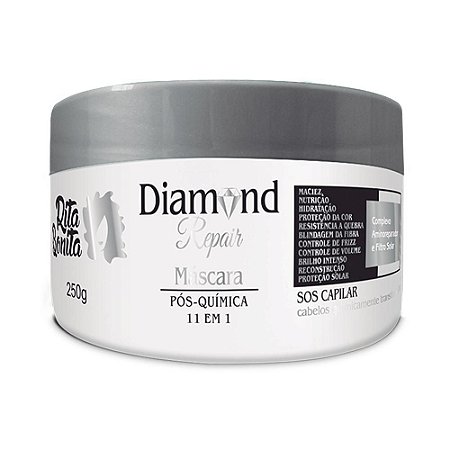 RITA BONITA Diamond Repair Máscara Capilar Pós Química 250g