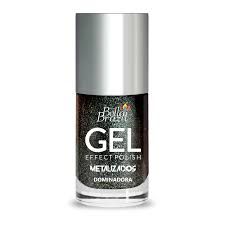 BELLA BRAZIL Esmalte Efeito Gel Metalizado Dominadora 9ml