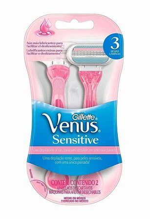 GiLLETE Aparelho de Depilação Venus Sensitive 2un