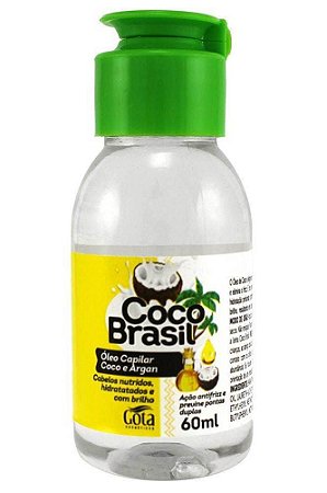 GOTA DOURADA Coco Brasil Oléo Capilar de Coco e Argan 60ml