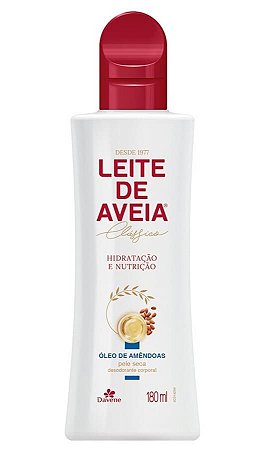 DAVENE Leite de Aveia Clássico Óleo de Amêndoas para Pele Seca 180ml