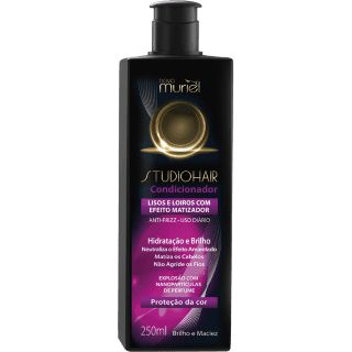 MURIEL Studio Hair Lisos e Loiros com Efeito Matizador Condicionador 250ml