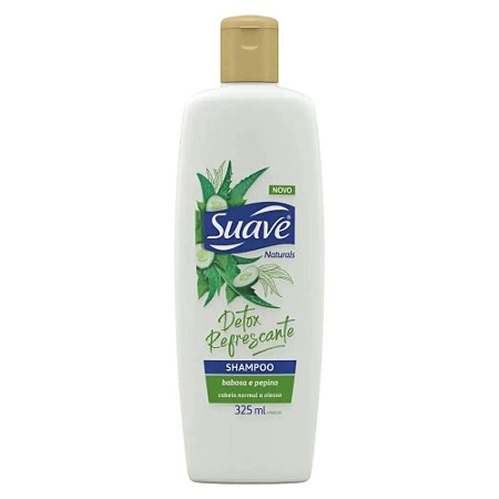 SUAVE Detox Refrescante Shampoo Babosa e Pepino 325ml