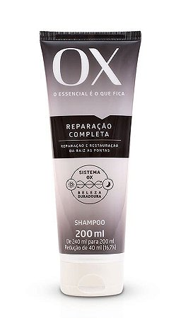 OX Reparação Total Shampoo Vegano 200ml