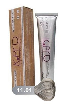 K.PRO Caviar Color Tonalizante 11.01 Toner Loiro Soft Fumê 60g