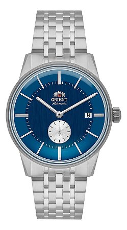 Relógio Orient Special Caliber Small Seconds Yn6ss030 D1sx Prateado Azul-marinho