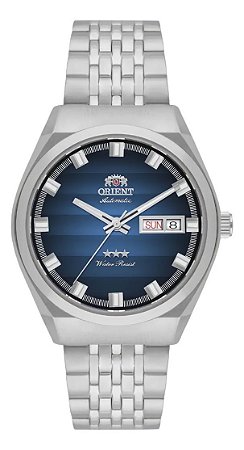 Relógio Orient Masculino Automático Aço Inox Prateado Azul-escuro Yn6ss014 Disx