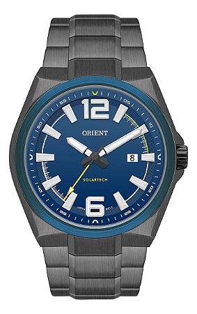Relógio Oriente Solar Mpss1058 D2gx Preto Preto Azul