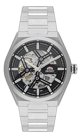 Relógio Orient Automático Masculino Nh7ss004 Prata Prateado