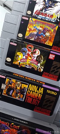 Lista com todos os jogos de Super Nintendo