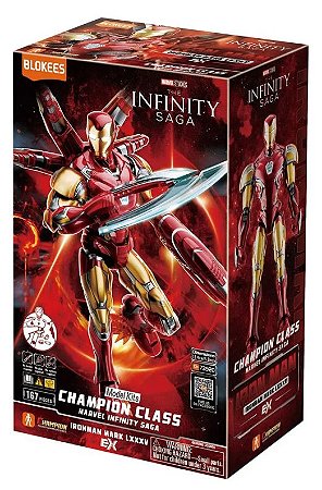 Blokee Iron Man Mark LXXXV Champion Class Marvel Model Kits