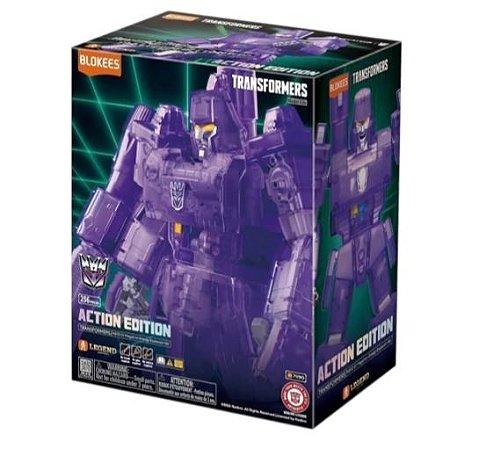 Blokee G1 Megatron Transformers Action Edition Ex Model Kits Com Led