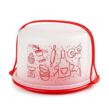 Big Cake Redondo Receitas Tupperware
