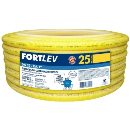 CONDUÍTE FLEX PVC 1" (25m) - FORTLEV