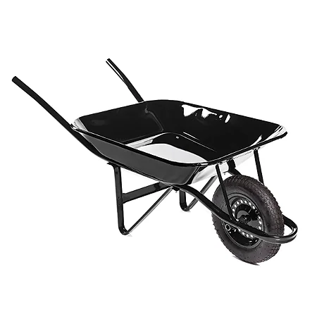 CARRINHO DE MÃO PRETO (PNEU C/CÂMARA 60LTS) - METALPAMA