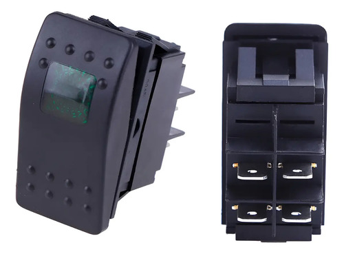 Botão Interruptor Universal Farol On/off 12v/24v Led Verde